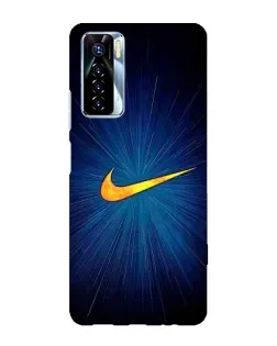Чохол для TECNO Camon 17 Pro з картинкою «Синій пульс Nike» Чохол для TECNO Camon 17 Pro з картинкою «Синій пульс Nike»