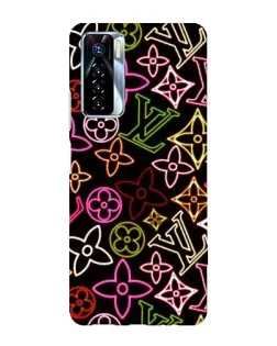 Чохол для TECNO Camon 17 Pro з картинкою «Неоновий мікс Nike»