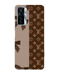 Чехол для TECNO Camon 17 Pro с картинкой «Louis Vuitton — банты»