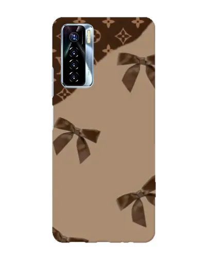 Чехол для TECNO Camon 17 Pro с картинкой «LV — кофейный атлас» Чехол для TECNO Camon 17 Pro с картинкой «LV — кофейный атлас»
