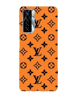 Чехол для TECNO Camon 17 Pro с картинкой «Оранжевый стиль LV»