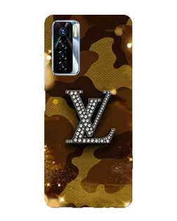Чехол для TECNO Camon 17 Pro с картинкой «Камуфляжный Louis Vuitton»