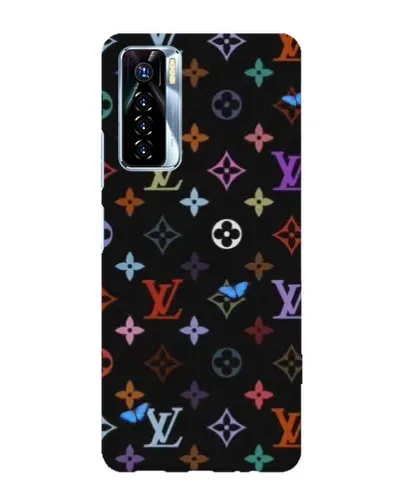 Чехол для TECNO Camon 17 Pro с картинкой «Цветная монограмма LV» Чехол для TECNO Camon 17 Pro с картинкой «Цветная монограмма LV»
