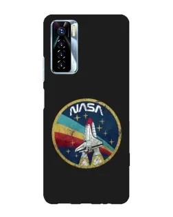 Чохол для TECNO Camon 17 Pro з картинкою «NASA — емблема місії»