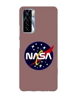 Чехол для TECNO Camon 17 Pro с картинкой «NASA — ретро космос»
