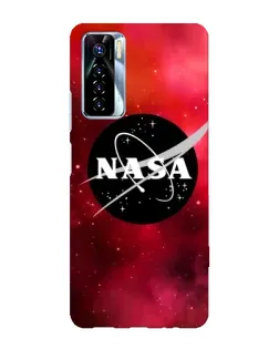 Чохол для TECNO Camon 17 Pro з картинкою «NASA — червона туманність»