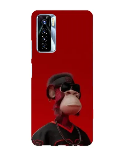 Чехол для TECNO Camon 17 Pro с картинкой «Bored Ape в красном» Чехол для TECNO Camon 17 Pro с картинкой «Bored Ape в красном»