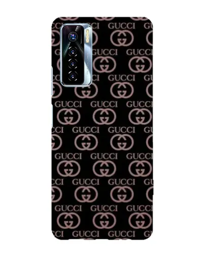 Чехол для TECNO Camon 17 Pro с картинкой «Классическая монограмма Gucci» Чехол для TECNO Camon 17 Pro с картинкой «Классическая монограмма Gucci»