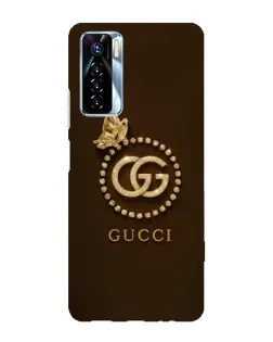 Чехол для TECNO Camon 17 Pro с картинкой «Gucci — золотая бабочка» Чехол для TECNO Camon 17 Pro с картинкой «Gucci — золотая бабочка»