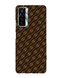 Чехол для TECNO Camon 17 Pro с картинкой «Gucci — золотые диагонали» Чехол для TECNO Camon 17 Pro с картинкой «Gucci — золотые диагонали»