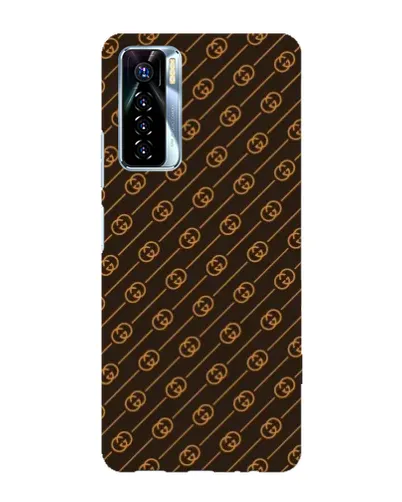 Чехол для TECNO Camon 17 Pro с картинкой «Gucci — золотые диагонали» Чехол для TECNO Camon 17 Pro с картинкой «Gucci — золотые диагонали»