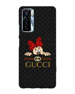 Чехол для TECNO Camon 17 Pro с картинкой «Минни Маус Gucci — черный» Чехол для TECNO Camon 17 Pro с картинкой «Минни Маус Gucci — черный»
