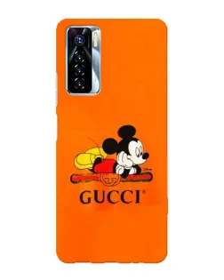 Чехол для TECNO Camon 17 Pro с картинкой «Микки Маус Gucci — оранж» Чехол для TECNO Camon 17 Pro с картинкой «Микки Маус Gucci — оранж»