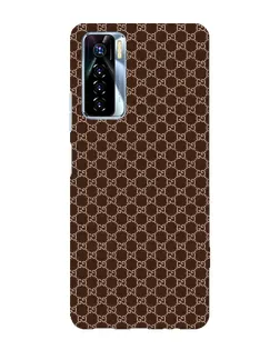 Чехол для TECNO Camon 17 Pro с картинкой «Gucci — шоколадная сетка» Чехол для TECNO Camon 17 Pro с картинкой «Gucci — шоколадная сетка»