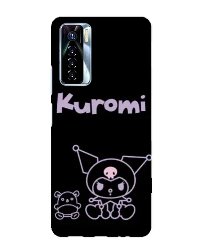 Чохол для TECNO Camon 17 Pro з картинкою «Kuromi — чорний мінімалізм» Чохол для TECNO Camon 17 Pro з картинкою «Kuromi — чорний мінімалізм»