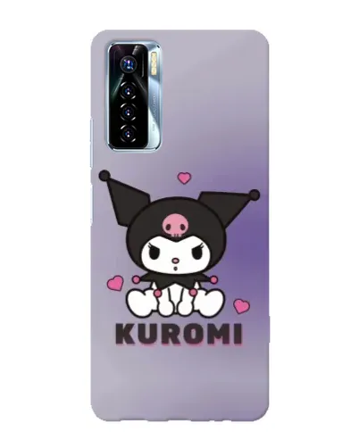 Чохол для TECNO Camon 17 Pro з картинкою «Kuromi — фіолетовий арт» Чохол для TECNO Camon 17 Pro з картинкою «Kuromi — фіолетовий арт»