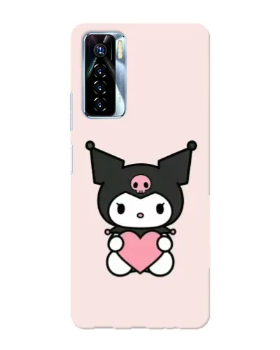 Чохол для TECNO Camon 17 Pro з картинкою «Kuromi та серце» Чохол для TECNO Camon 17 Pro з картинкою «Kuromi та серце»