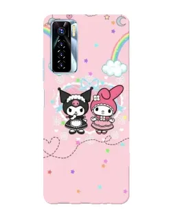 Чохол для TECNO Camon 17 Pro з картинкою «My Melody та Kuromi» Чохол для TECNO Camon 17 Pro з картинкою «My Melody та Kuromi»