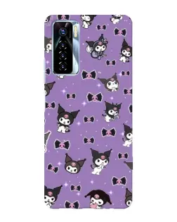 Чохол для TECNO Camon 17 Pro з картинкою «Kuromi — патерн» Чохол для TECNO Camon 17 Pro з картинкою «Kuromi — патерн»