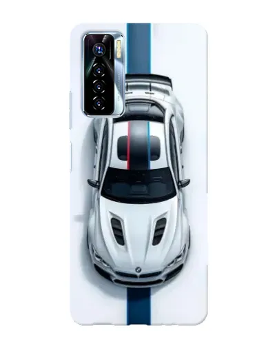 Чехол для TECNO Camon 17 Pro с картинкой «Вид сверху — BMW M»