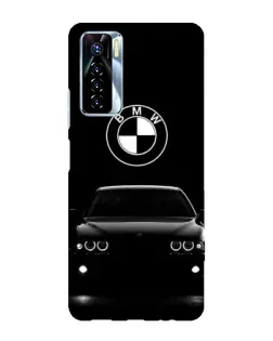 Чехол для TECNO Camon 17 Pro с картинкой «BMW — взгляд из темноты»