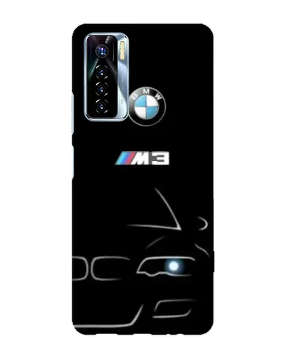 Чехол для TECNO Camon 17 Pro с картинкой «Минималистичный принт BMW M3»