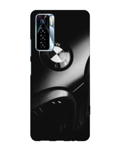 Чехол для TECNO Camon 17 Pro с картинкой «Эмблема BMW — макро»