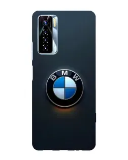 Чехол для TECNO Camon 17 Pro с картинкой «Логотип BMW — минимализм»