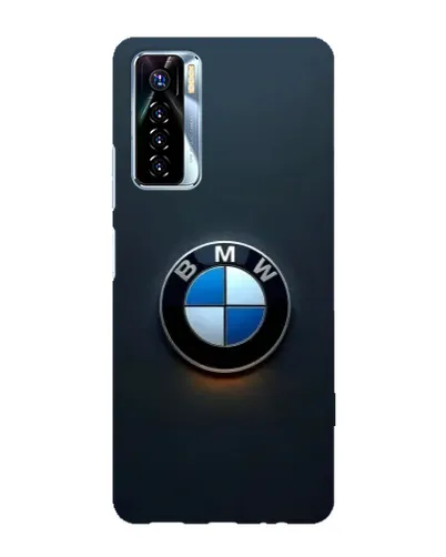 Чехол для TECNO Camon 17 Pro с картинкой «Логотип BMW — минимализм»