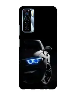 Чехол для TECNO Camon 17 Pro с картинкой «BMW — ночной взгляд»
