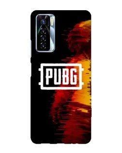 Чохол для TECNO Camon 17 Pro з картинкою «Яскравий логотип PUBG»