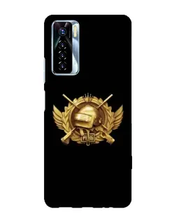 Чохол для TECNO Camon 17 Pro з картинкою «PUBG — помаранчевий градієнт»