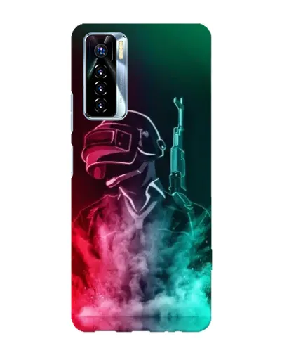 Чехол для TECNO Camon 17 Pro с картинкой «PUBG — огненный воин» Чехол для TECNO Camon 17 Pro с картинкой «PUBG — огненный воин»