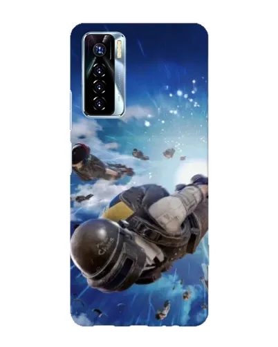 Чехол для TECNO Camon 17 Pro с картинкой «Десант PUBG — прыжок» Чехол для TECNO Camon 17 Pro с картинкой «Десант PUBG — прыжок»