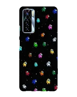 Чохол для TECNO Camon 17 Pro з картинкою «Екіпаж Among Us»