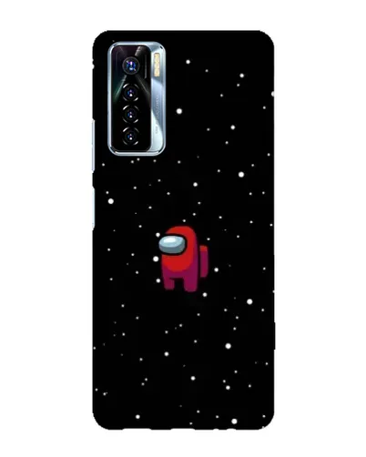 Чохол для TECNO Camon 17 Pro з картинкою «Червоний Among Us»