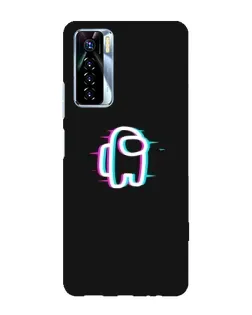 Чохол для TECNO Camon 17 Pro з картинкою «Among Us неон»