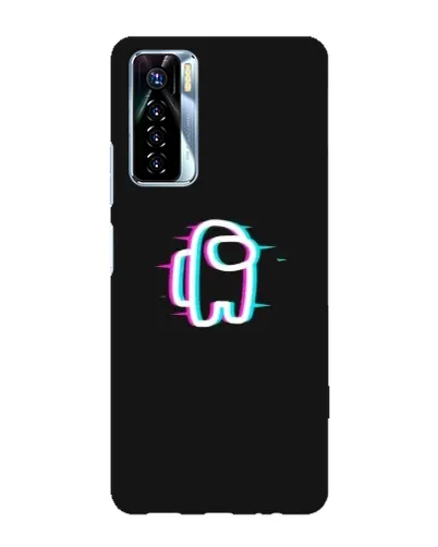 Чохол для TECNO Camon 17 Pro з картинкою «Among Us неон»