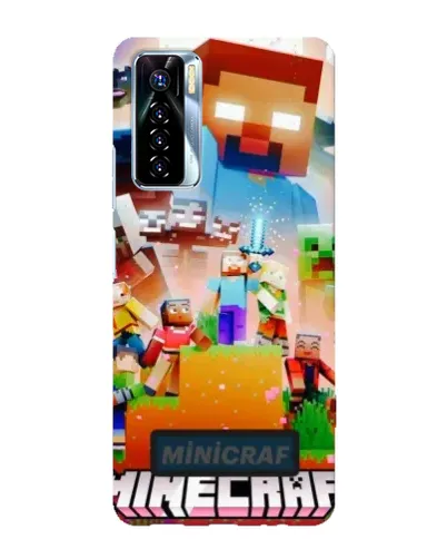 Чохол для TECNO Camon 17 Pro з картинкою «Minecraft герої гри» Чохол для TECNO Camon 17 Pro з картинкою «Minecraft герої гри»