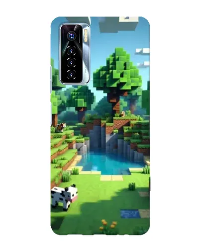 Чохол для TECNO Camon 17 Pro з картинкою «Minecraft літній день» Чохол для TECNO Camon 17 Pro з картинкою «Minecraft літній день»