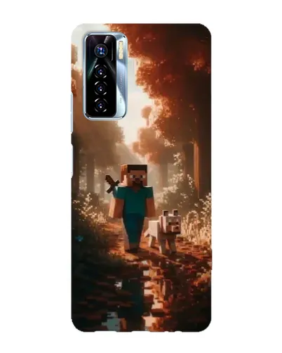 Чохол для TECNO Camon 17 Pro з картинкою «Стів у лісі» Чохол для TECNO Camon 17 Pro з картинкою «Стів у лісі»