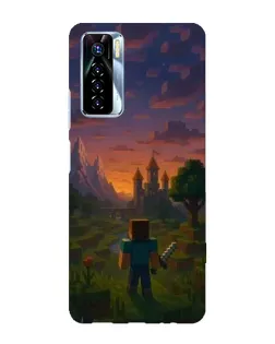 Чохол для TECNO Camon 17 Pro з картинкою «Стів біля вежі»
