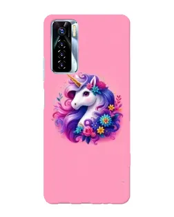 Чехол для TECNO Camon 17 Pro с картинкой «Сказочный единорог»