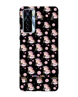 Чехол для TECNO Camon 17 Pro с картинкой «Magic Unicorn паттерн»