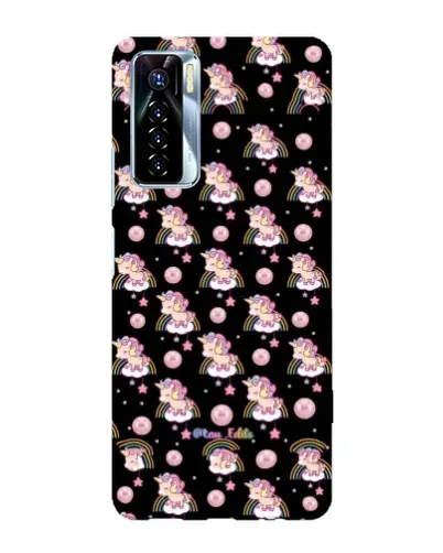 Чехол для TECNO Camon 17 Pro с картинкой «Magic Unicorn паттерн»