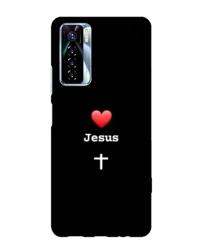 Чохол для TECNO Camon 17 Pro з картинкою «Серце - Jesus» Чохол для TECNO Camon 17 Pro з картинкою «Серце - Jesus»