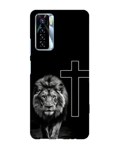 Чохол для TECNO Camon 17 Pro з картинкою «Лев та Хрест» Чохол для TECNO Camon 17 Pro з картинкою «Лев та Хрест»