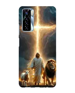 Чохол для TECNO Camon 17 Pro з картинкою «Лев Юди та Світло»
