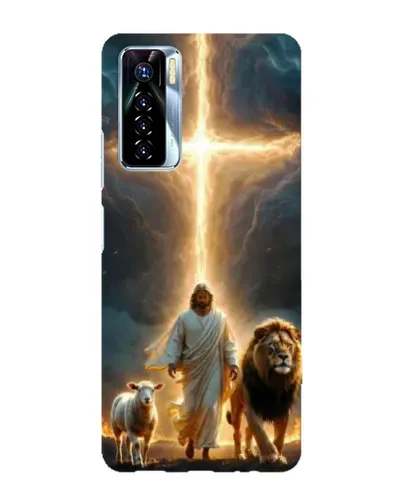 Чохол для TECNO Camon 17 Pro з картинкою «Лев Юди та Світло» Чохол для TECNO Camon 17 Pro з картинкою «Лев Юди та Світло»