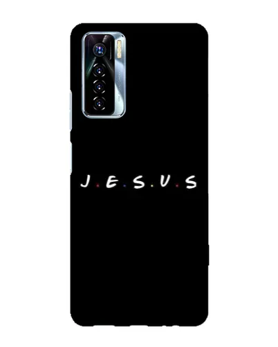 Чохол для TECNO Camon 17 Pro з картинкою «Крапки віри J.E.S.U.S.» Чохол для TECNO Camon 17 Pro з картинкою «Крапки віри J.E.S.U.S.»